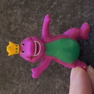 Vintage retro 1993 Barney  the Purple Dinosaur PVC figure